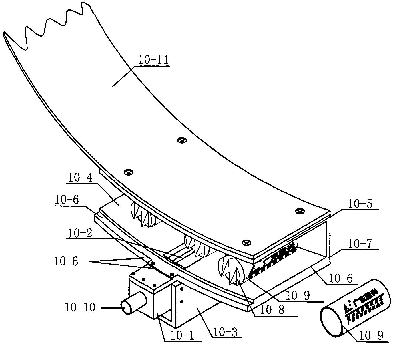 Curved surface printing multi-station function location determining method and shading device