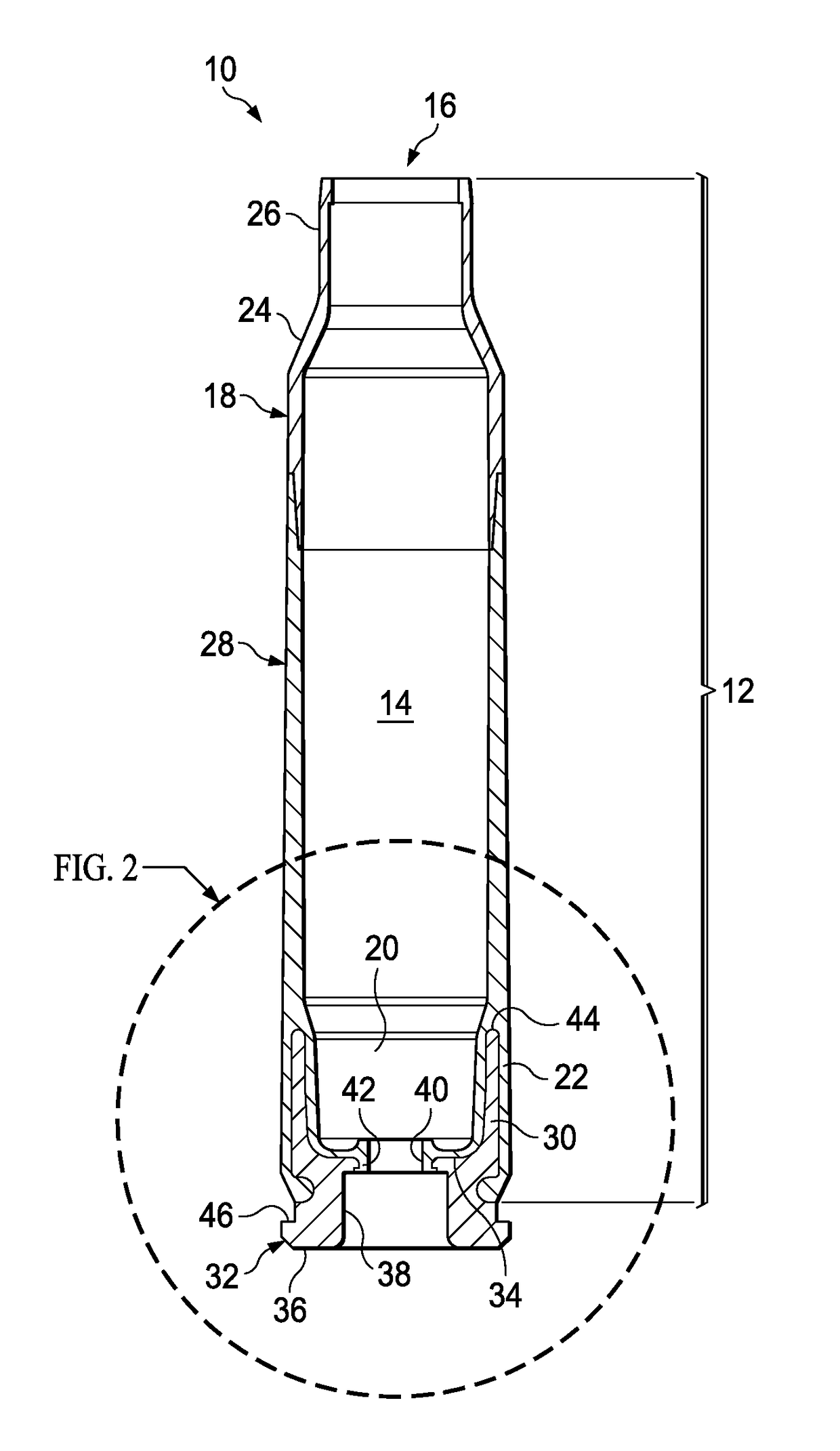 Method of making polymer ammunition having a primer diffuser