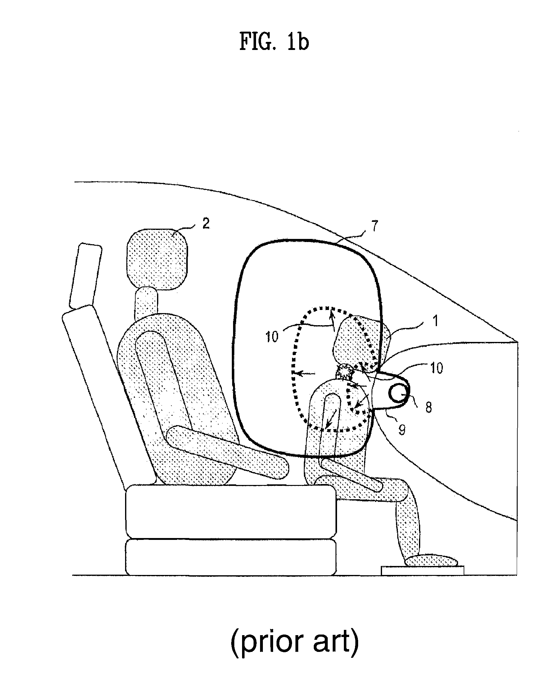 Low risk deployment passenger airbag system using slim type passenger airbag module