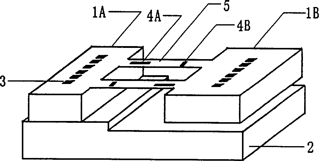 Silicon micro machine inclination sensor and its manufacturing method