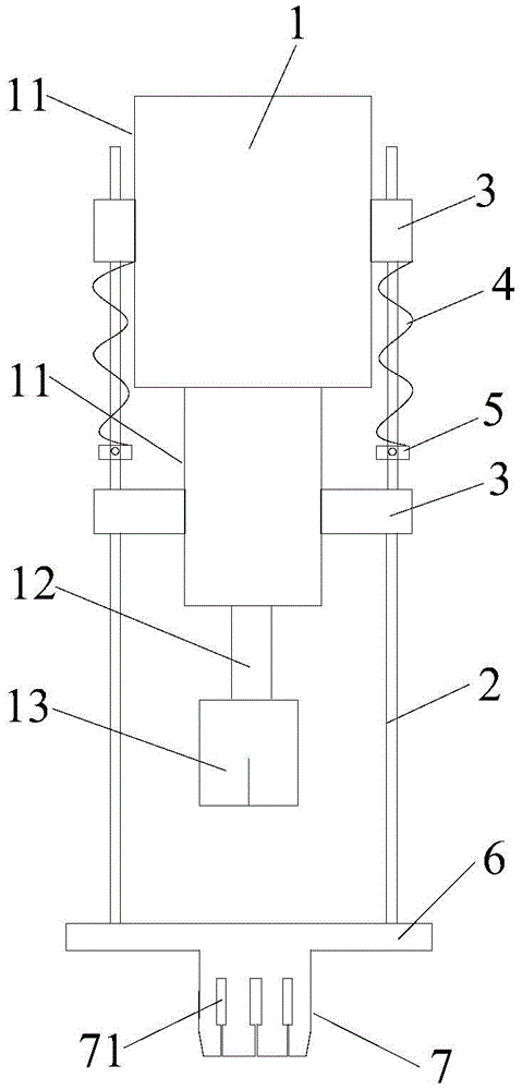 Automatic welding gun for realizing arc stud welding of T-shaped welding stud