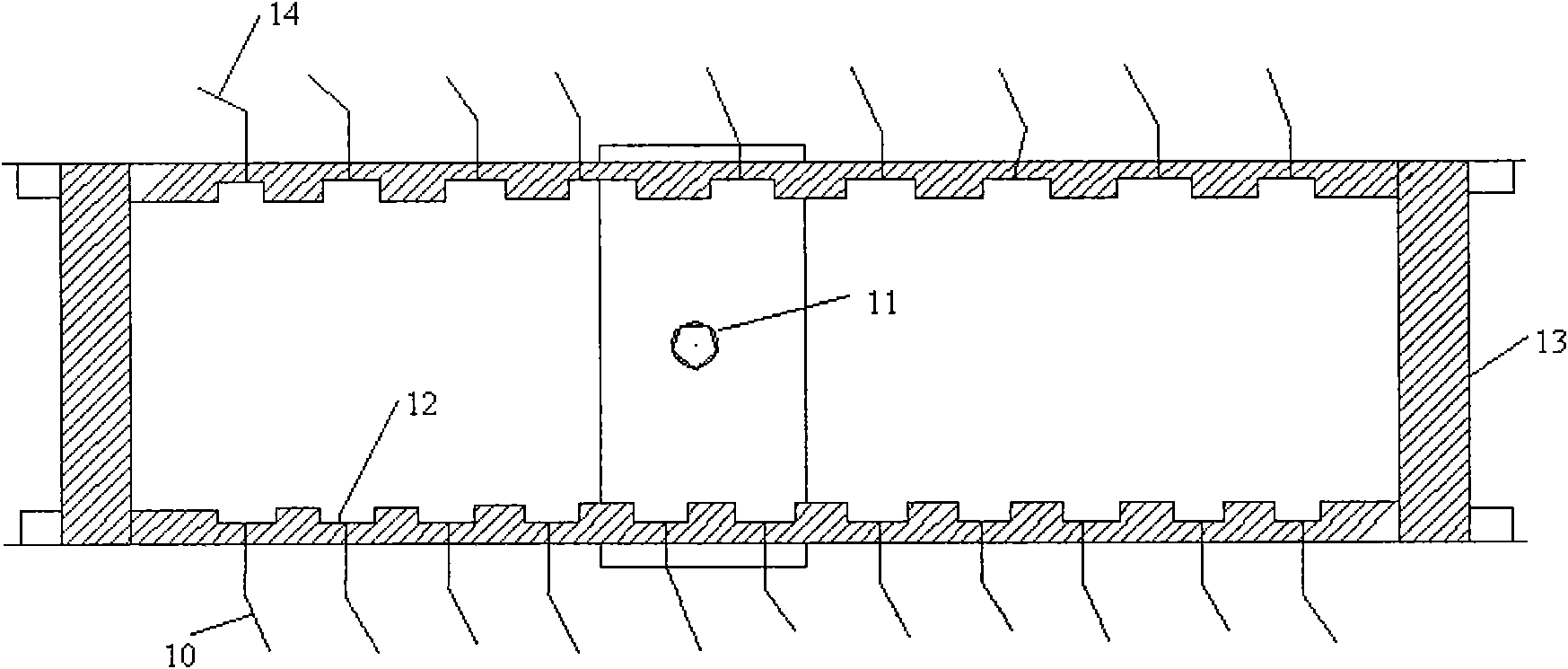 Test method for simulating couple corrosion in seawater scouring environment