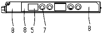 Molding method for panel of injection molded part and air-conditioner display apparatus