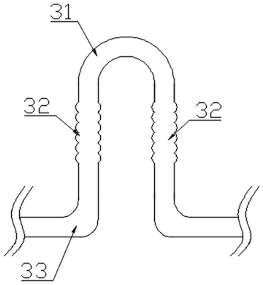 Vertical annealing device for enameled wire