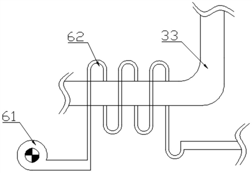 Vertical annealing device for enameled wire