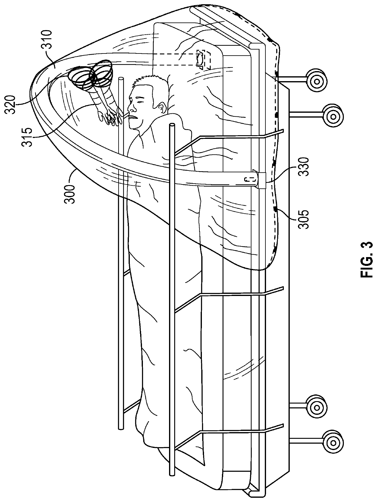 Portable system for prevention of pathogen transmission