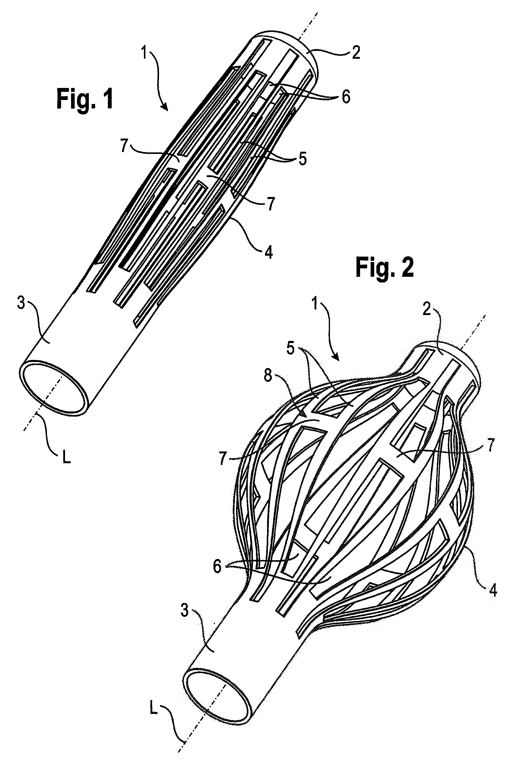 Implant for stabilizing vertebrae or bones