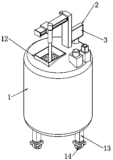 Liquid nitrogen storage system for storing and fetching single sample on storage position in liquid nitrogen tank