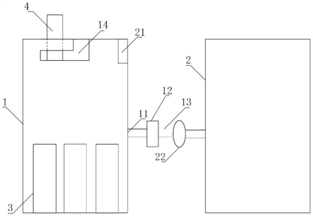 Paint sub-packaging device