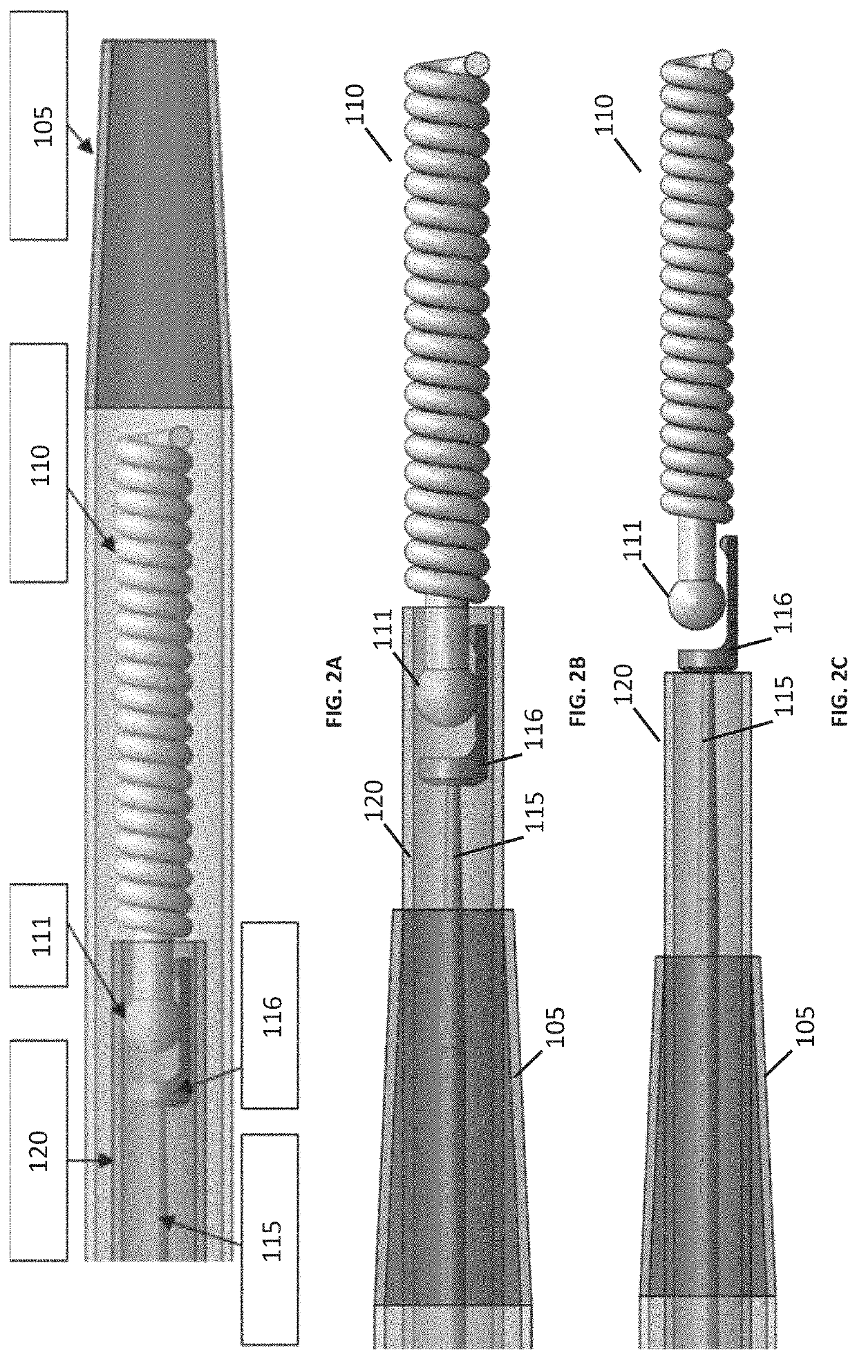 Pusher arm and ball release mechanism for embolic coils