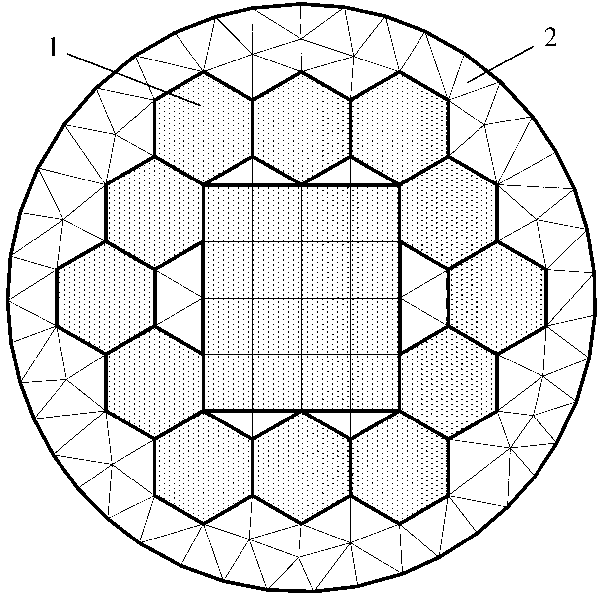 Method for calculating single rod power of overall reactor core