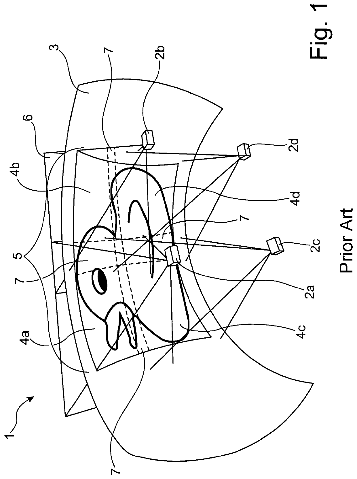 Method for automatically restoring a calibrated state of a projection system