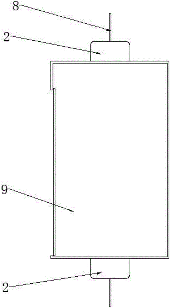 Elevator car system and elevator car falling automatic detecting and braking device thereof