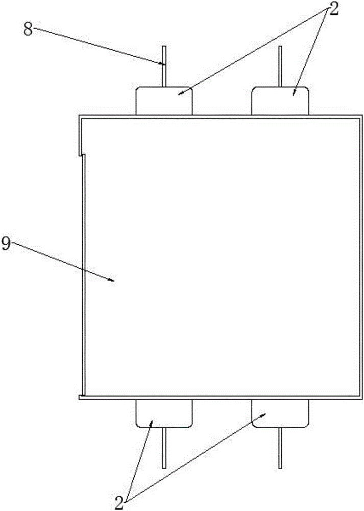 Elevator car system and elevator car falling automatic detecting and braking device thereof