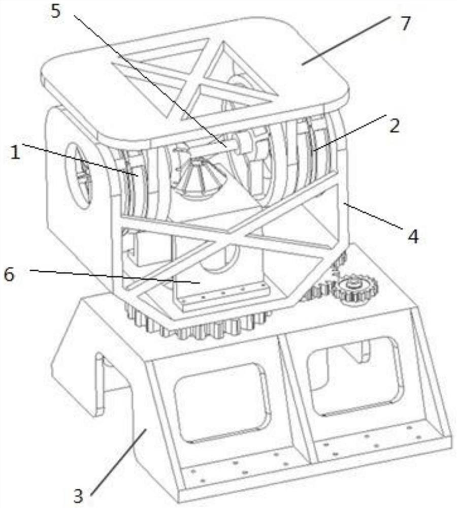 Pointing mechanism with micro-vibration isolation characteristic