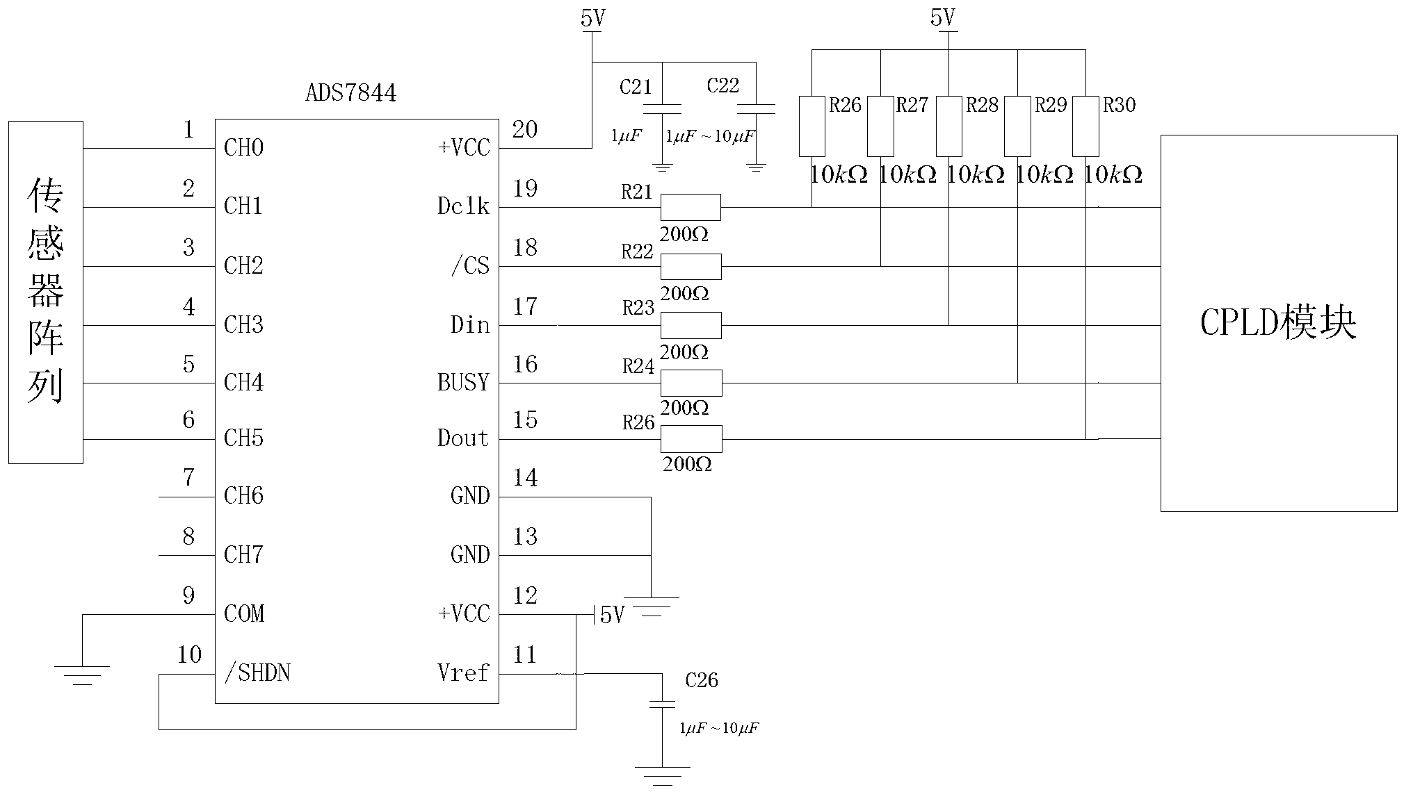 Device and method for data acquisition of oil pipeline flux leakage detector