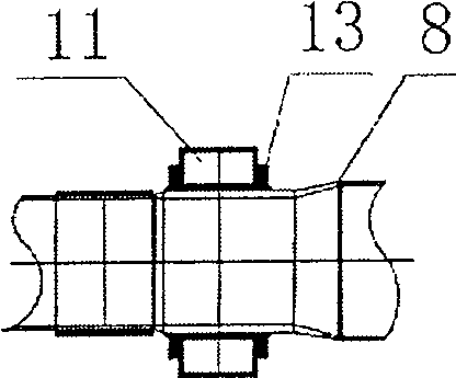 Wet type desulfurization fume exhaust integrated device