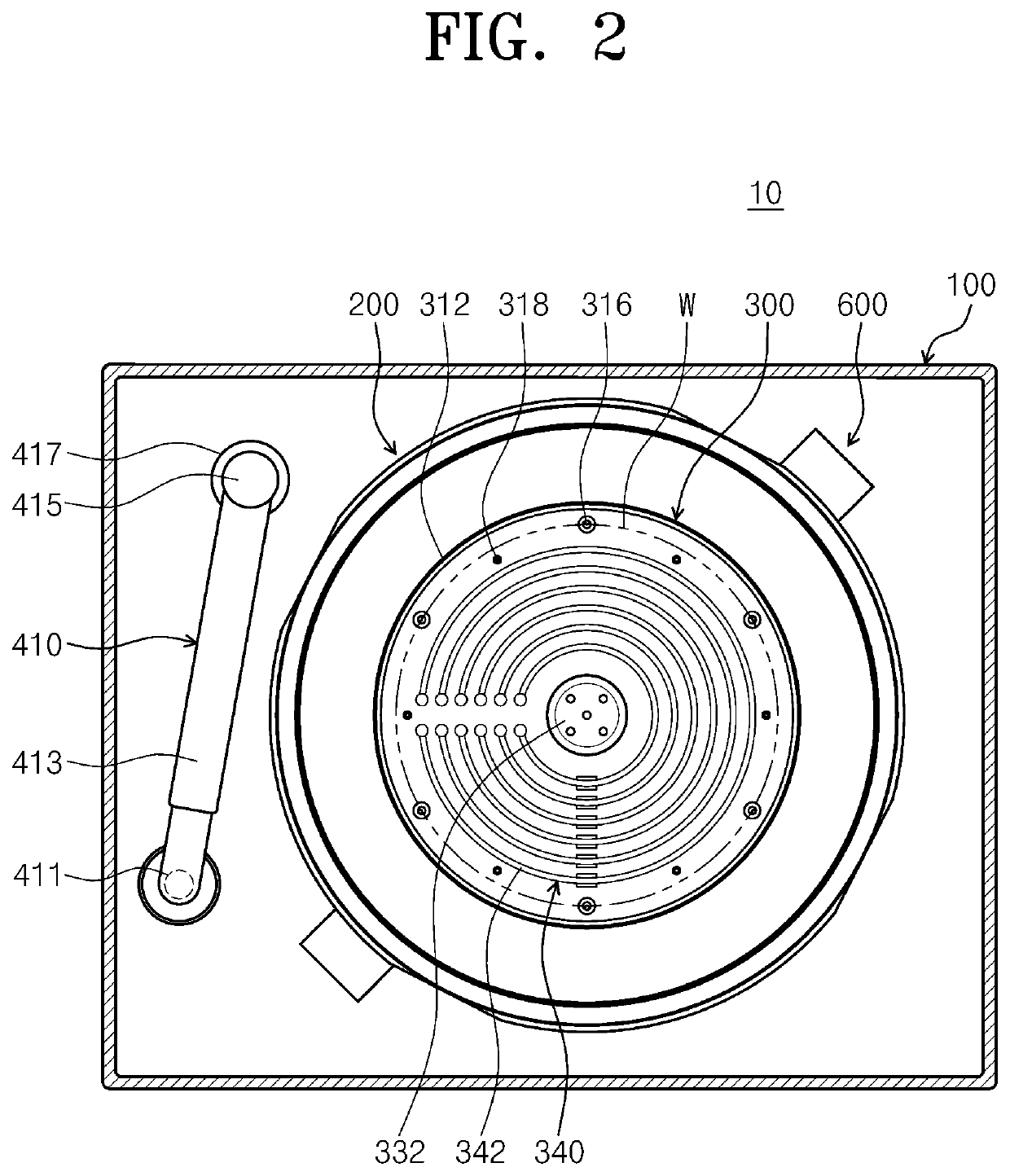 Support unit and apparatus for treating substrate