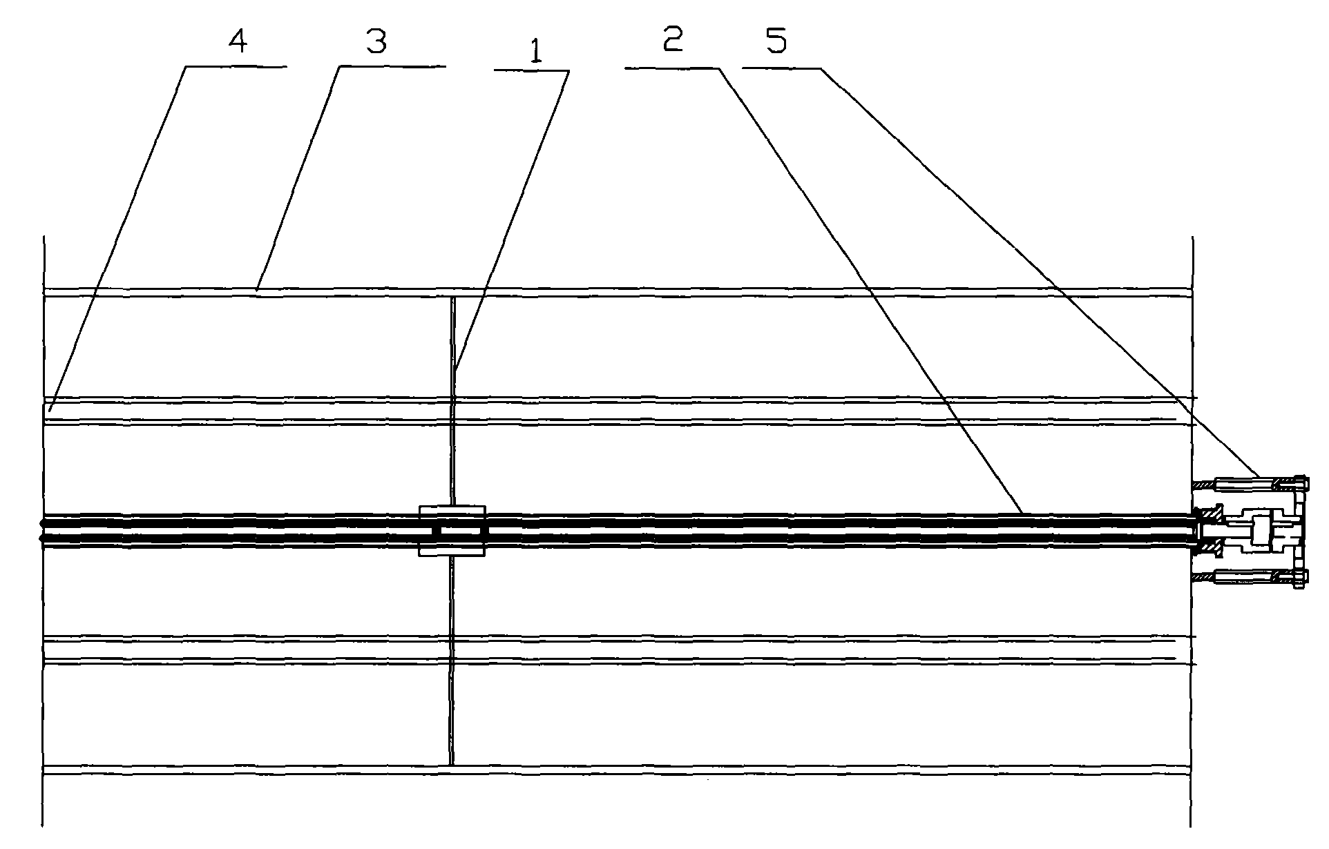 Magnetic drive cleaning device of ultraviolet sterilizing device