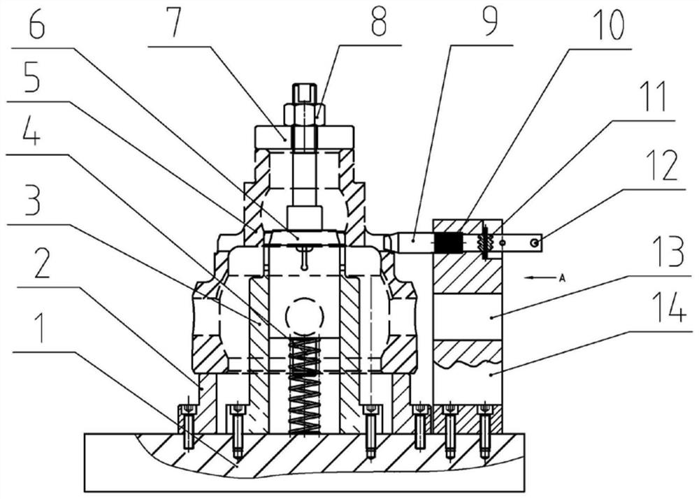 Differential case drilling clamp