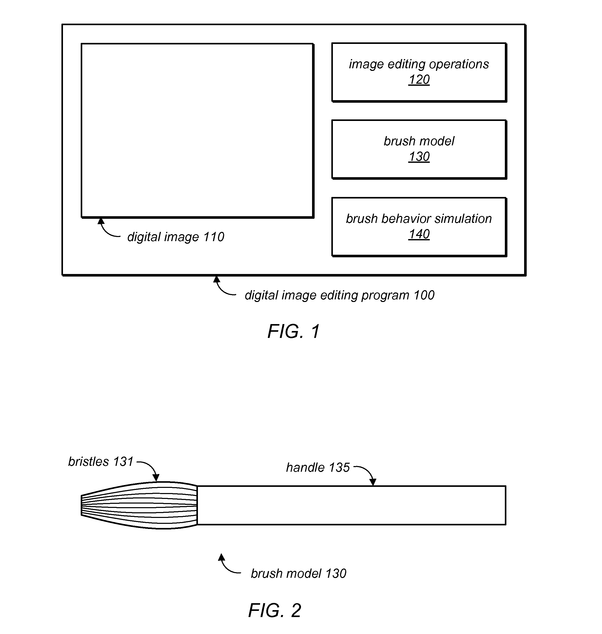 System and Method for Generating Vector Output From a Physical Simulation of a Bristle Brush