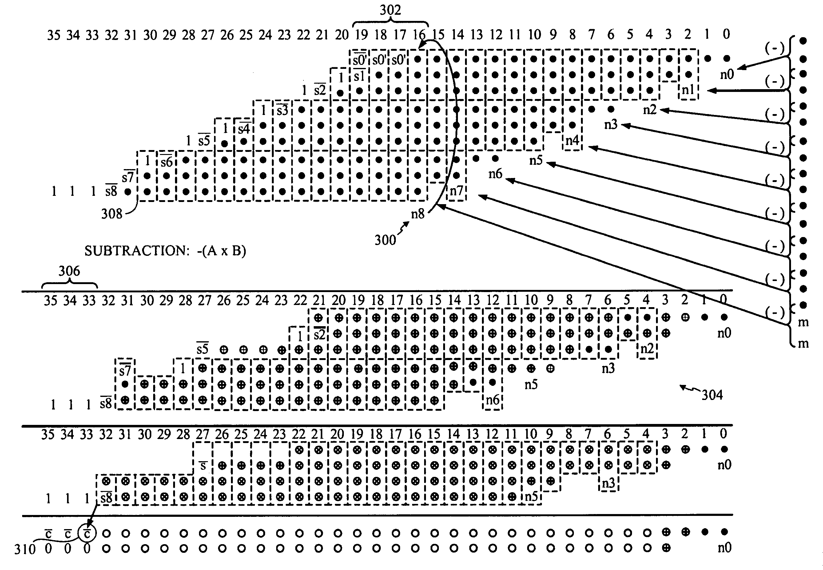 Booth multiplier with enhanced reduction tree circuitry