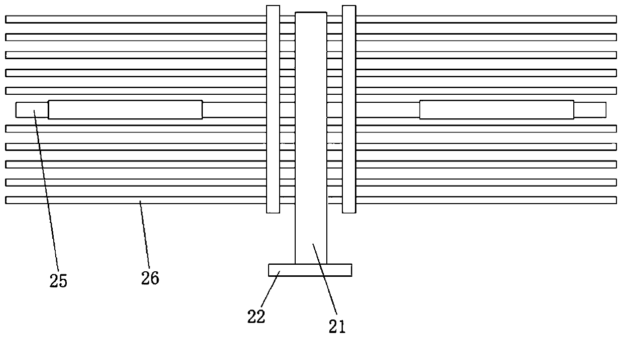 Peanut fruit and root hair separating device and working method thereof