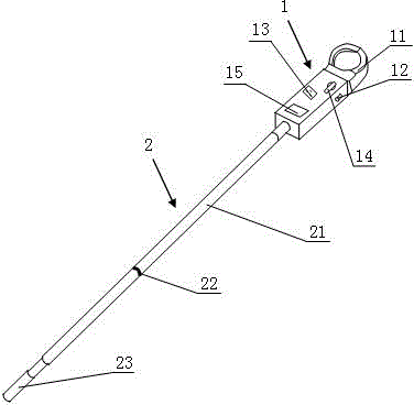 Live test method of line cable joint contact resistance