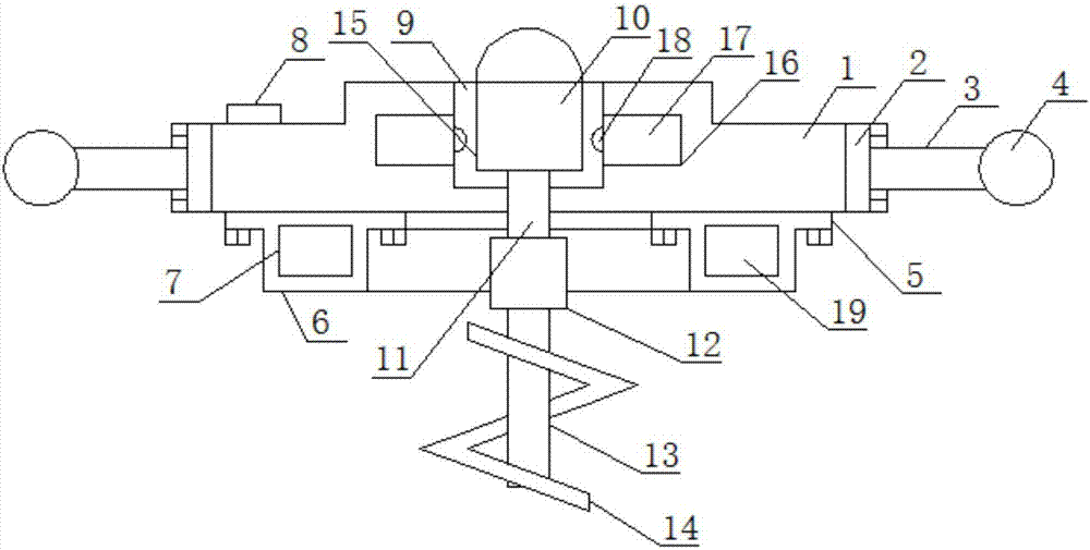 Perforating machine for land