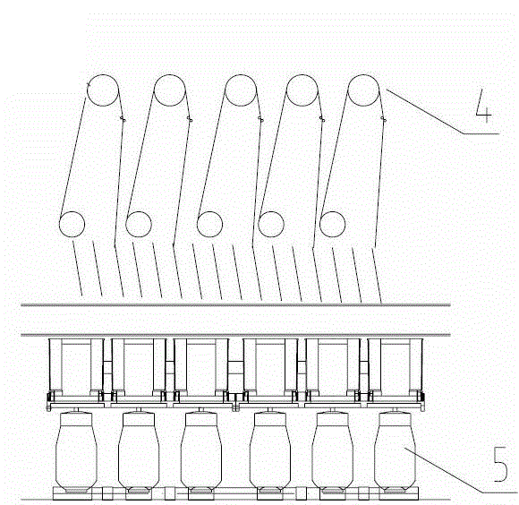 Spinning technology suitable for spinning machine with winding device externally arranged