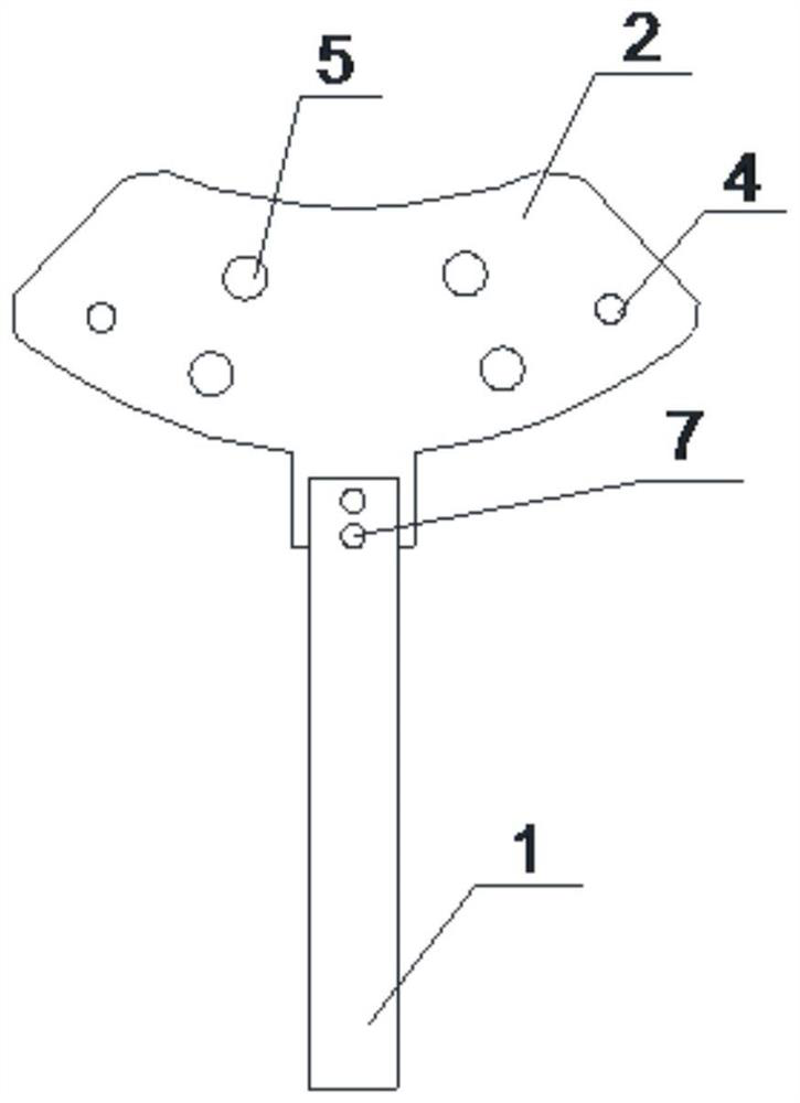 Paint spraying tool for rivet holes