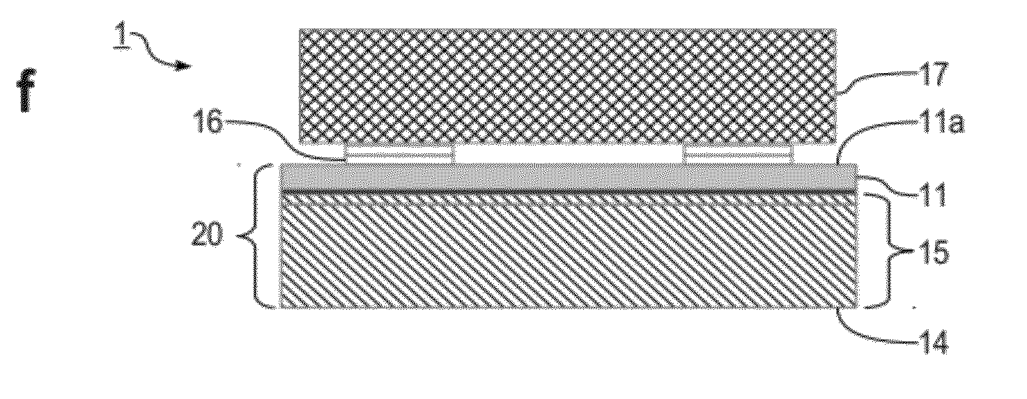 Method of fabrication, device structure and submount comprising diamond on metal substrate for thermal dissipation