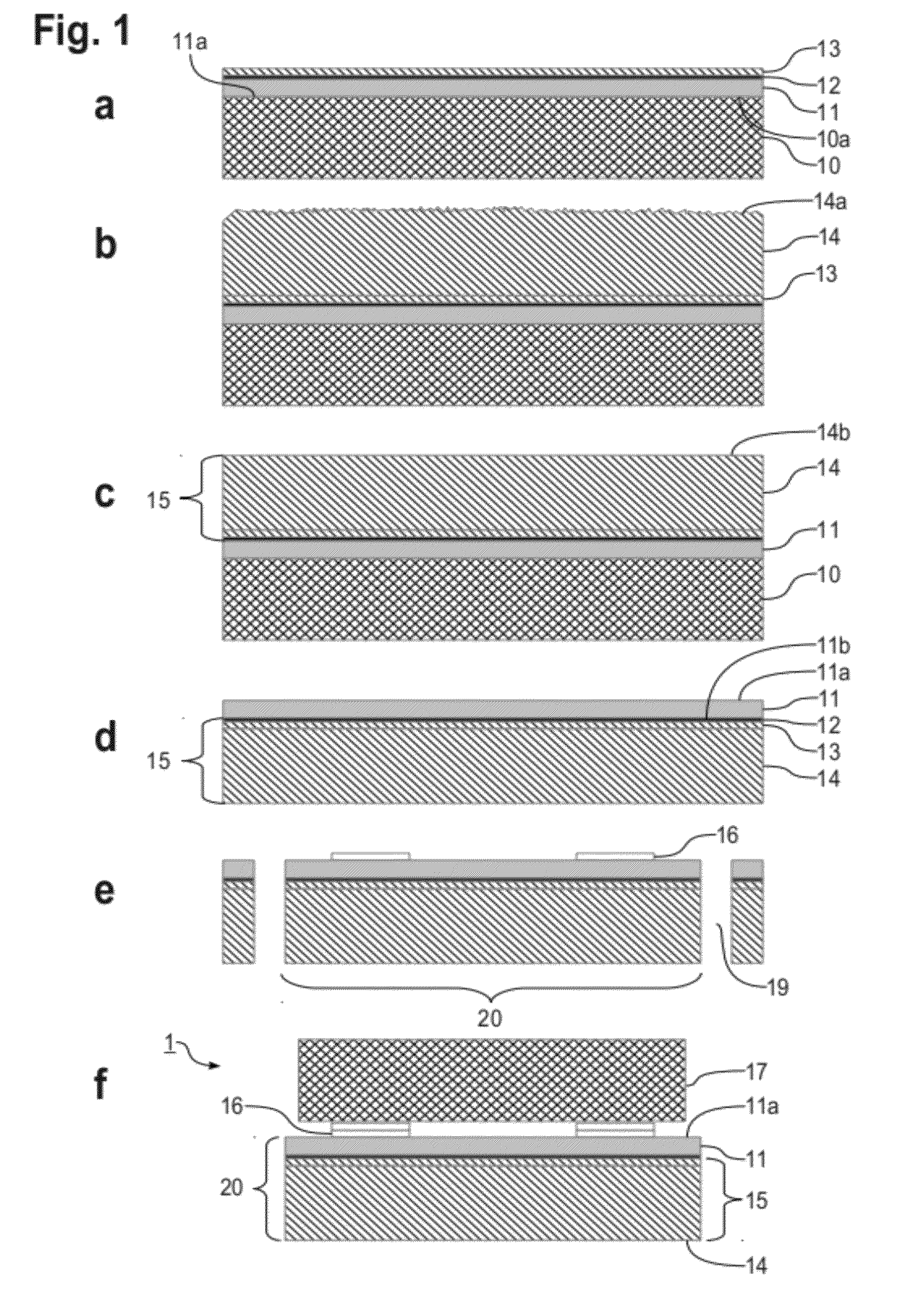 Method of fabrication, device structure and submount comprising diamond on metal substrate for thermal dissipation