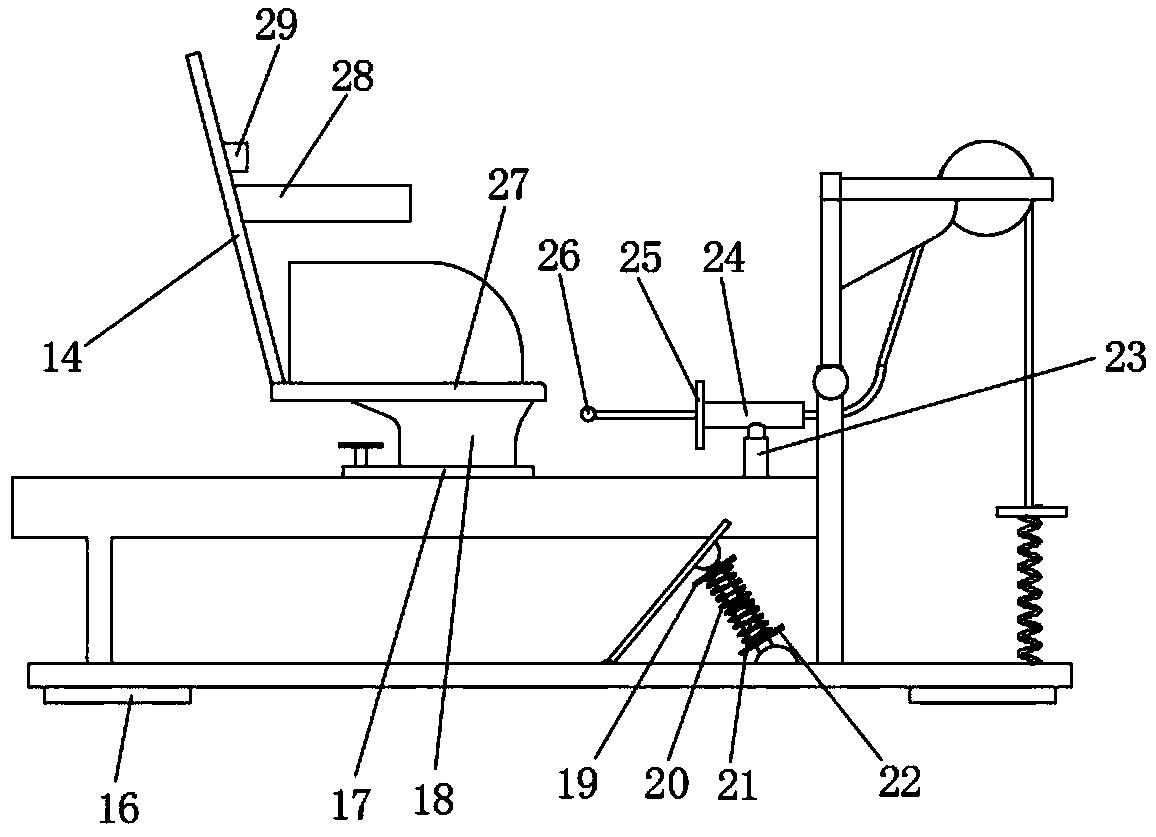 Clinical regulating type four limbs rehabilitation device for neurology department