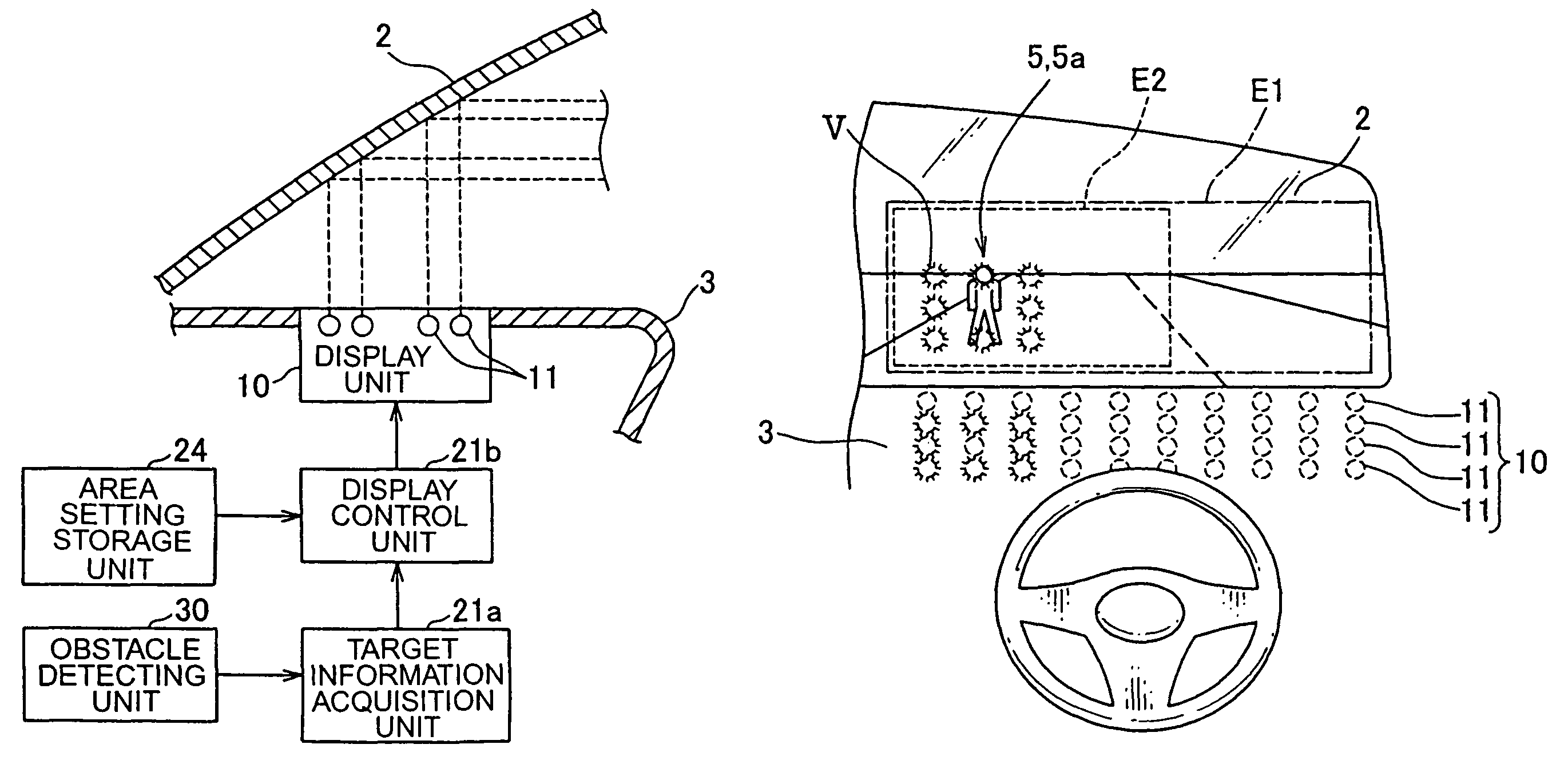 In-vehicle display device