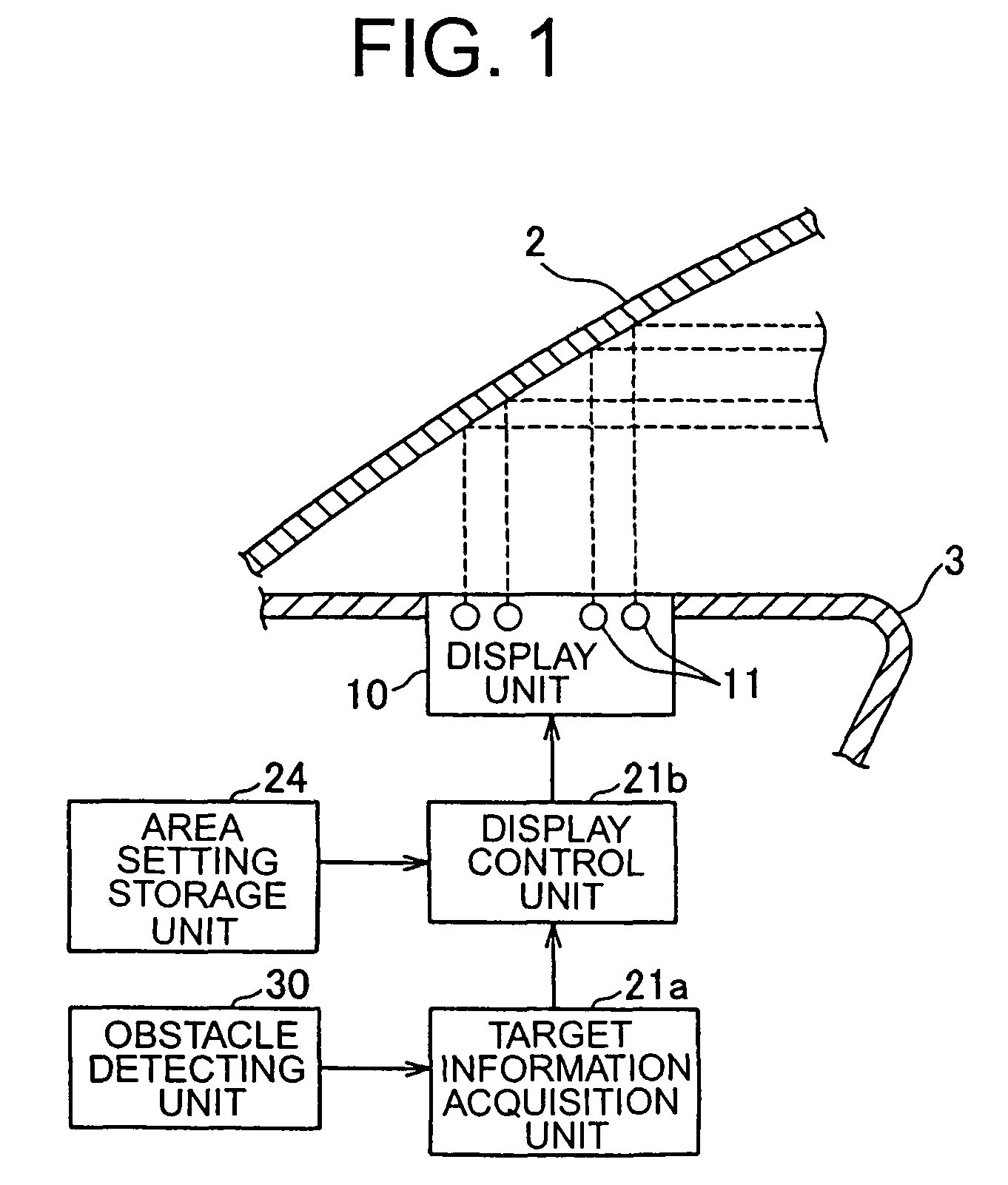 In-vehicle display device