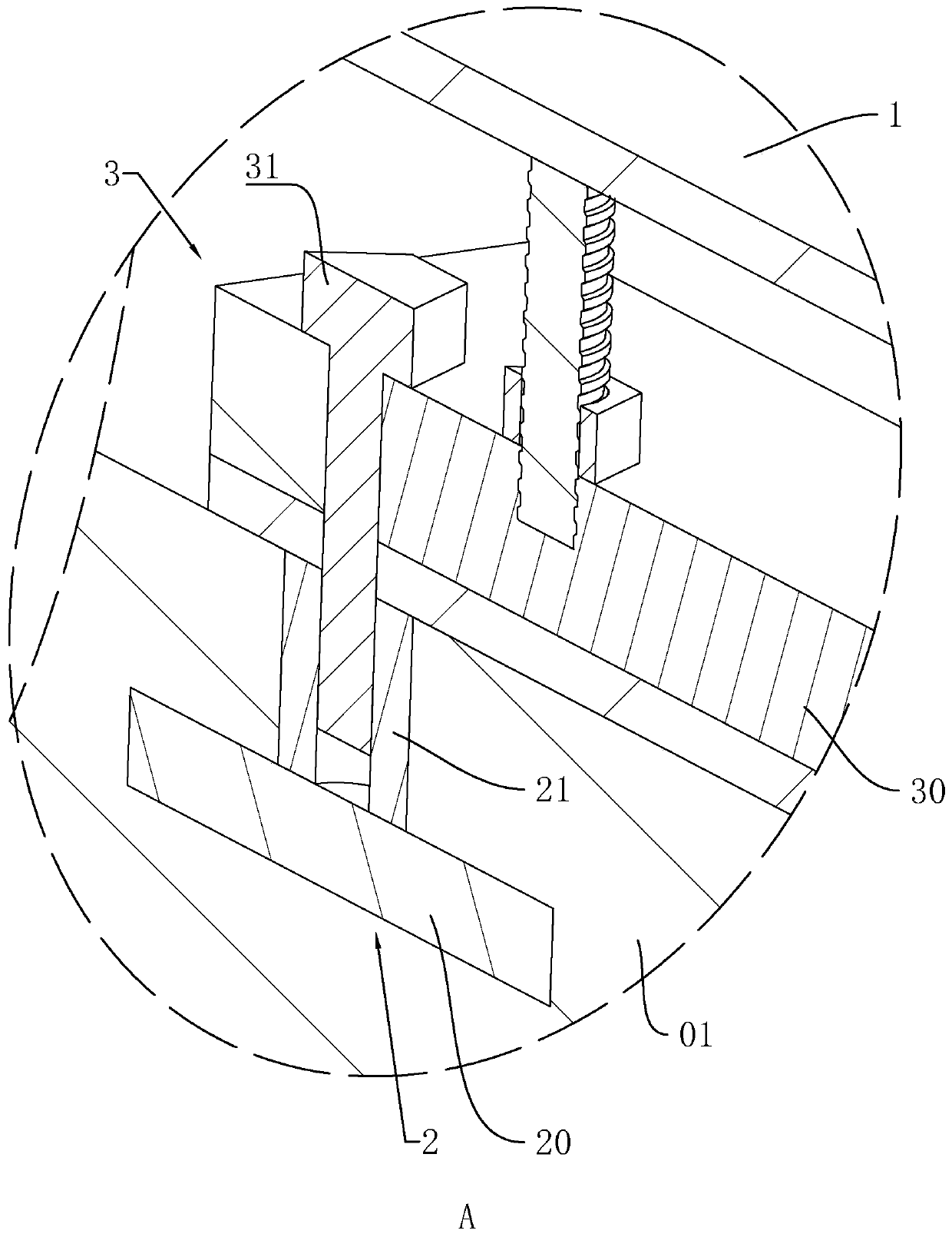 Cantilever force-bearing frame and mounting method thereof