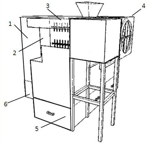 Device and method for rapidly collecting asparagus seeds