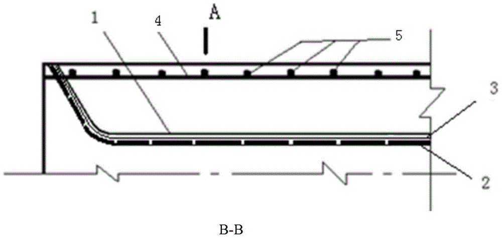 Axial embedded blast hole of reinforced concrete beam and blasting demolition method