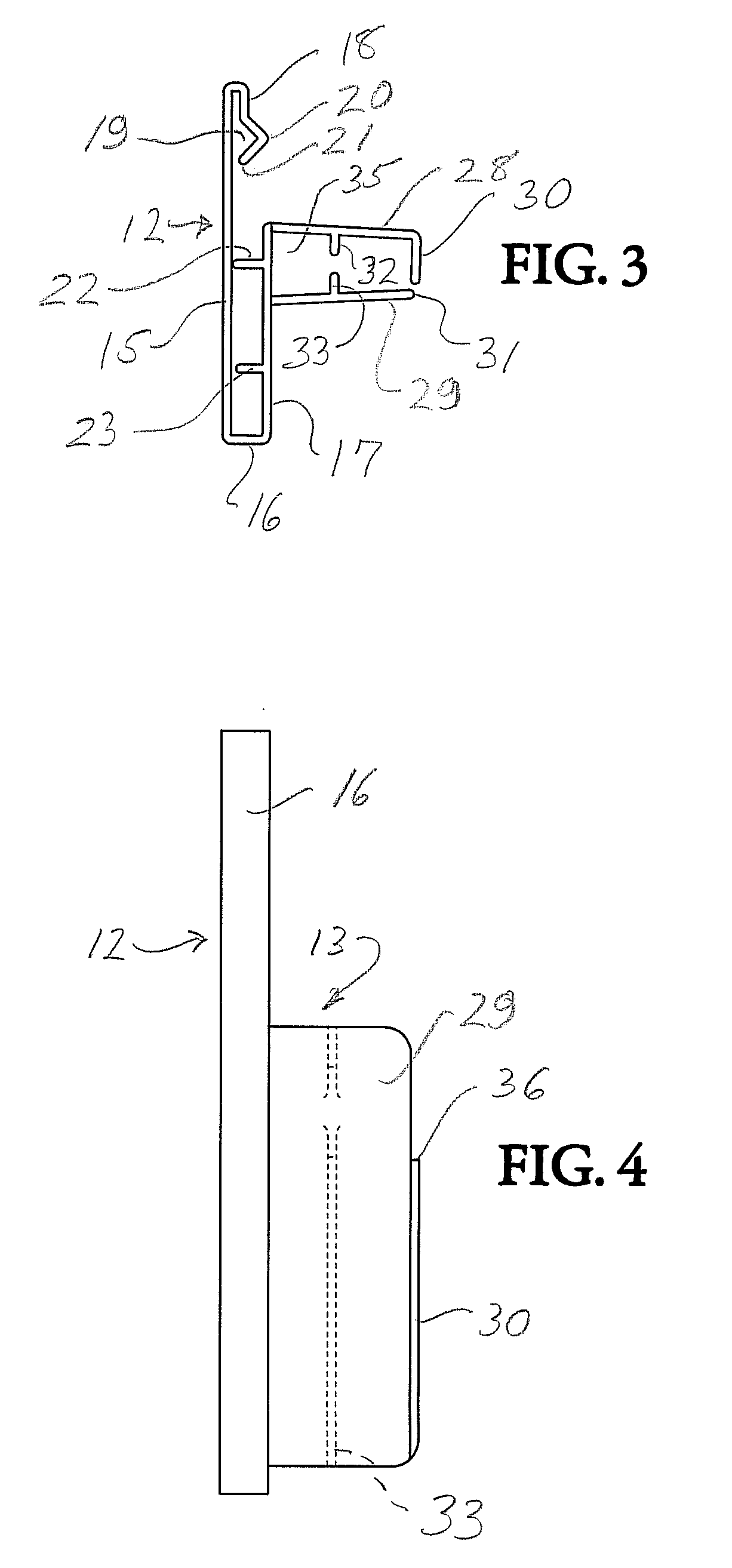 Label holder for merchandise display hooks and method of making same