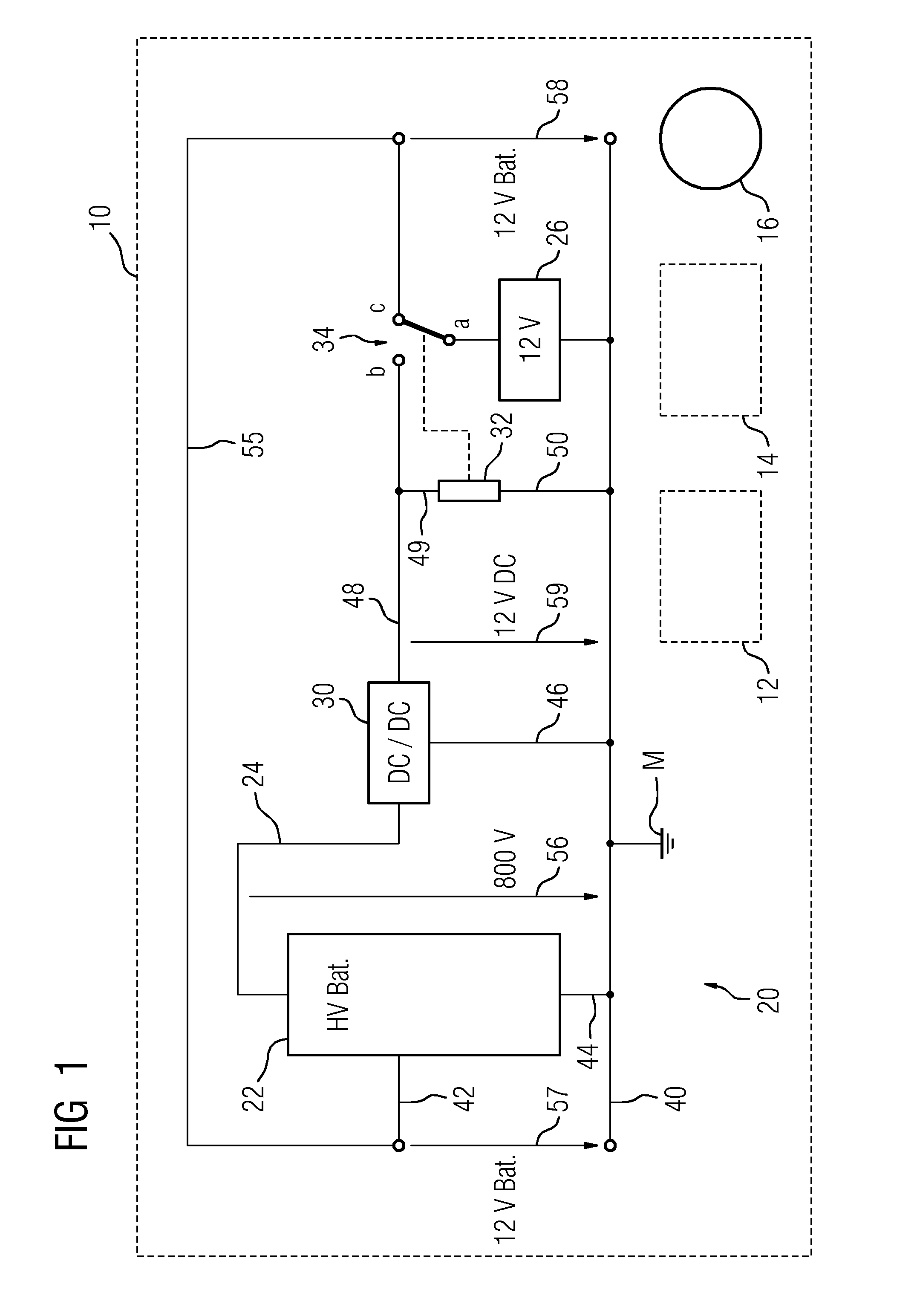 Electric transportation means, associated method and associated rechargeable battery