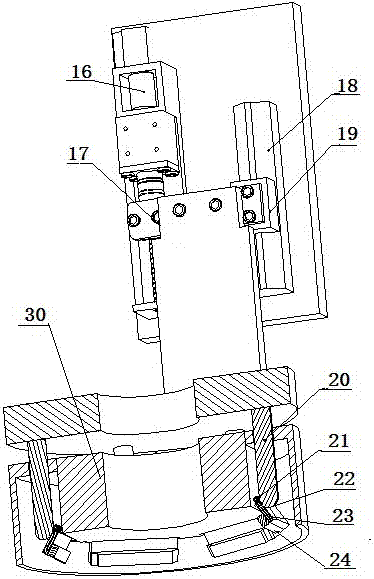 A low-angle light source with adjustable height and adjustable guide rod