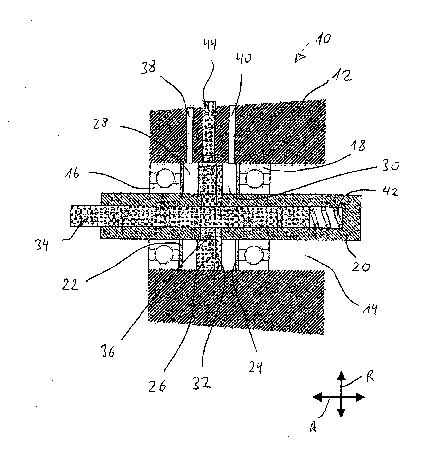 Controllable coolant pump having a fluidic actuator