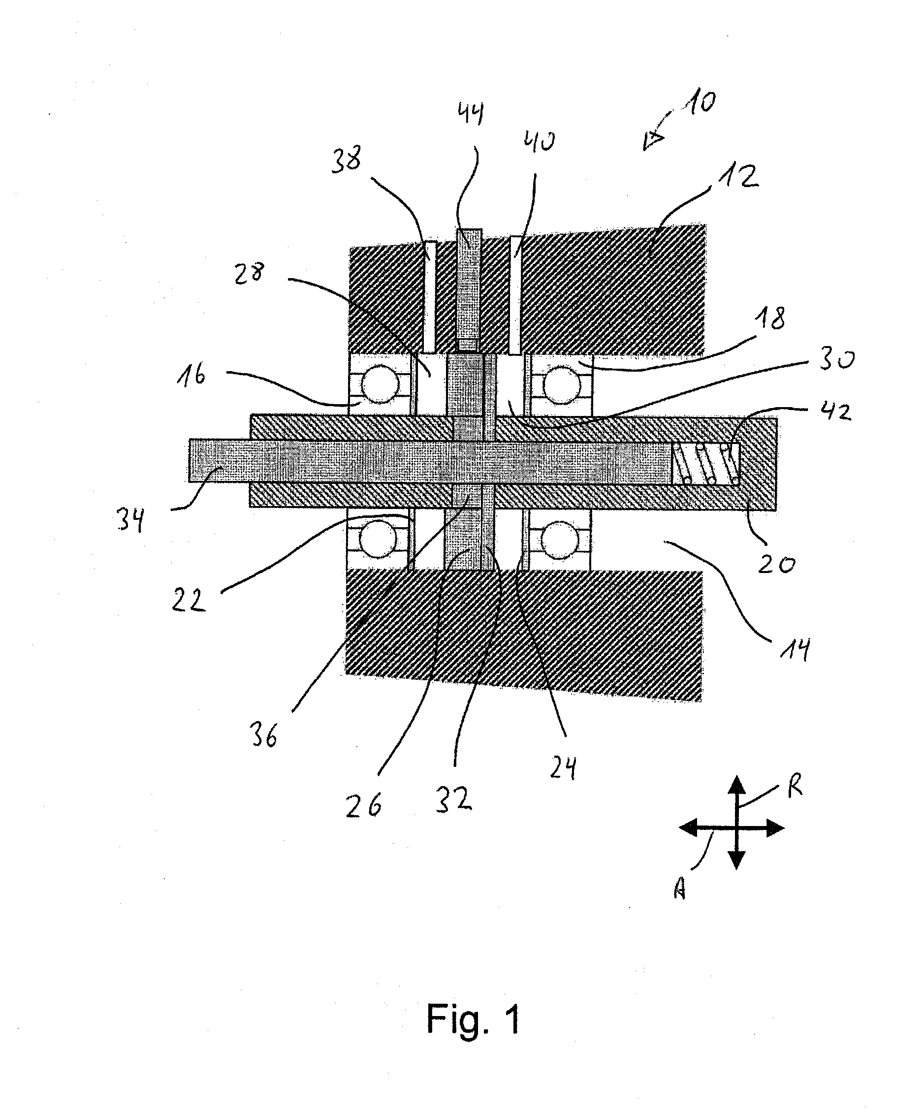 Controllable coolant pump having a fluidic actuator