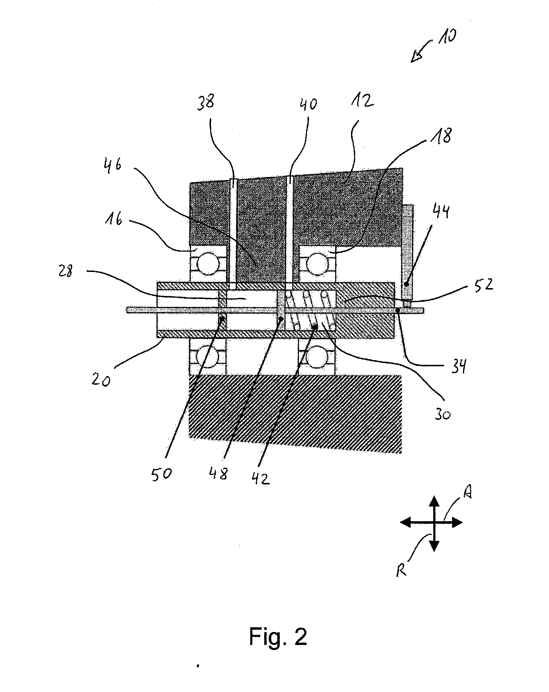 Controllable coolant pump having a fluidic actuator