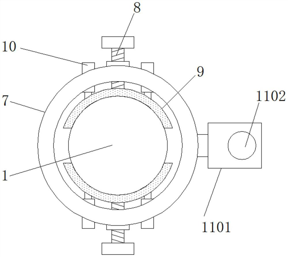 Visual puncture outfit convenient for fixing air delivery pipe