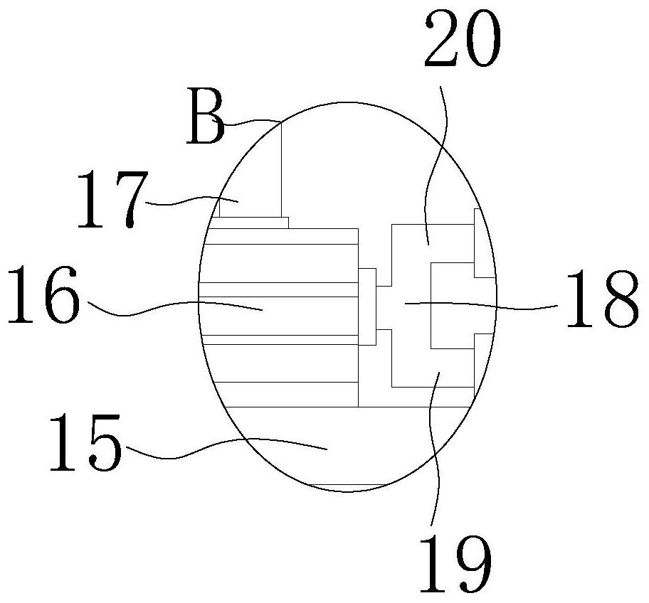 A wooden floor surface waxing device with dust removal function