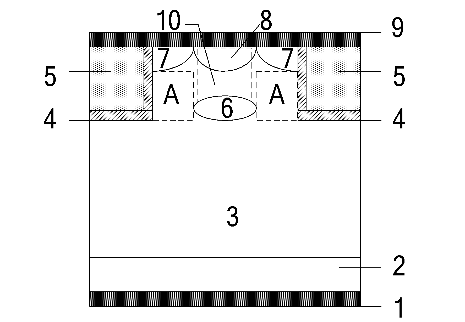 Accumulation type grooved-gate diode