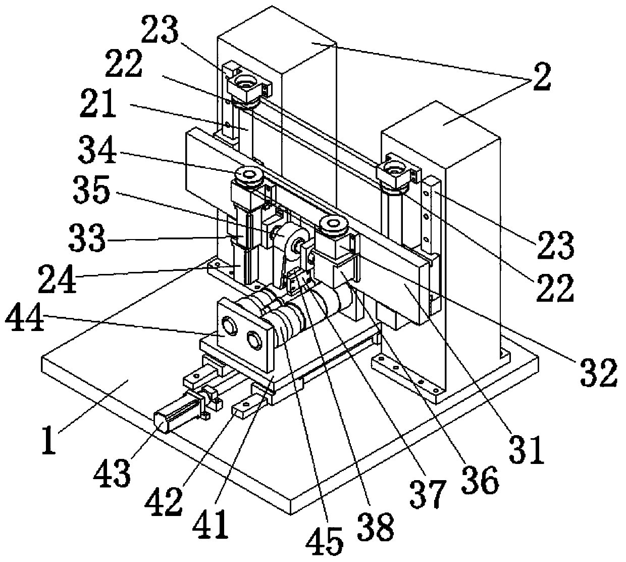 Centerless super-fine grinding and polishing processing device for precise shaft parts