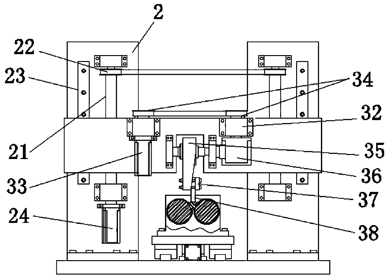 Centerless super-fine grinding and polishing processing device for precise shaft parts